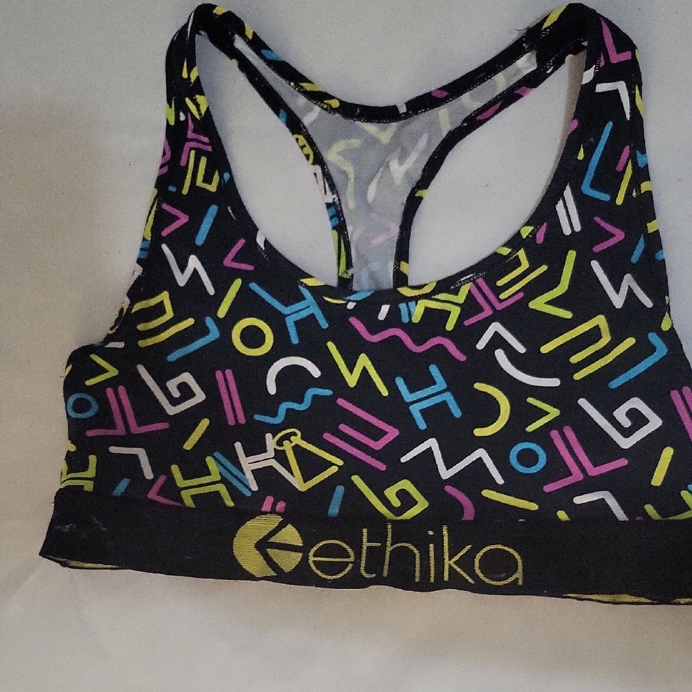 Ethika Women's Vibrant Graphic Sports Bra